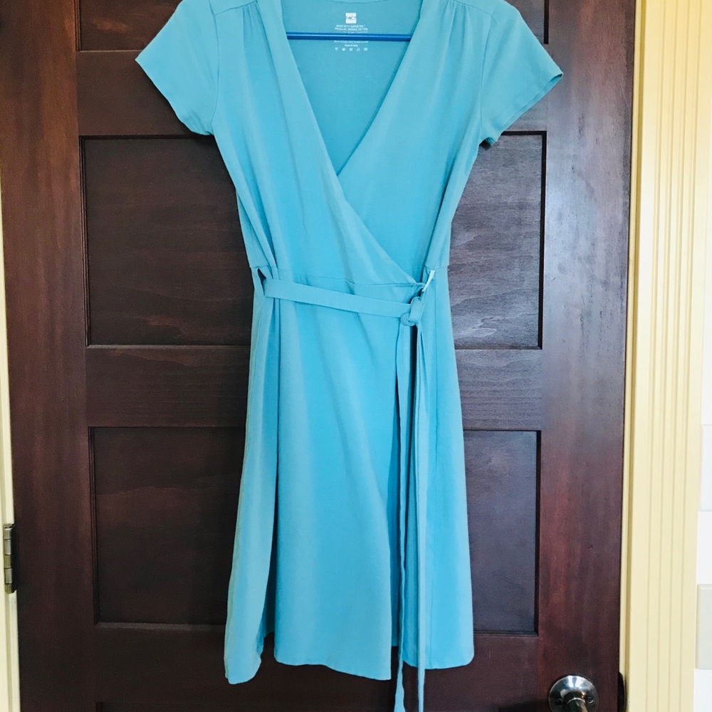 Pact Organic Wrap Dress